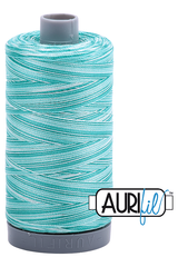 Aurifil Mako 28wt Cotton 750 m 820 yd. spool - 4654 Turquoise Foam Aurifil Mako 28wt Cotton 750 m 820 yd. spool - 4654 Turquoise Foam