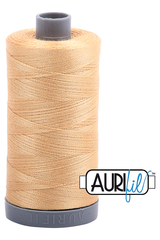 Aurifil Mako 28wt Cotton 750 m 820 yd. spool - 5001 Ocher Yellow Aurifil Mako 28wt Cotton 750 m 820 yd. spool - 5001 Ocher Yellow