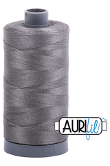 Aurifil Mako 28wt Cotton 750 m 820 yd. spool - 5004 Grey Smoke Aurifil Mako 28wt Cotton 750 m 820 yd. spool - 5004 Grey Smoke