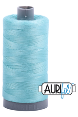 Aurifil Mako 28wt Cotton 750 m 820 yd. spool - 5006 Light Turquoise Aurifil Mako 28wt Cotton 750 m 820 yd. spool - 5006 Light Turquoise