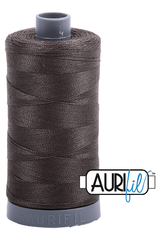 Aurifil Mako 28wt Cotton 750 m 820 yd. spool - 5013 Asphalt Aurifil Mako 28wt Cotton 750 m 820 yd. spool - 5013 Asphalt