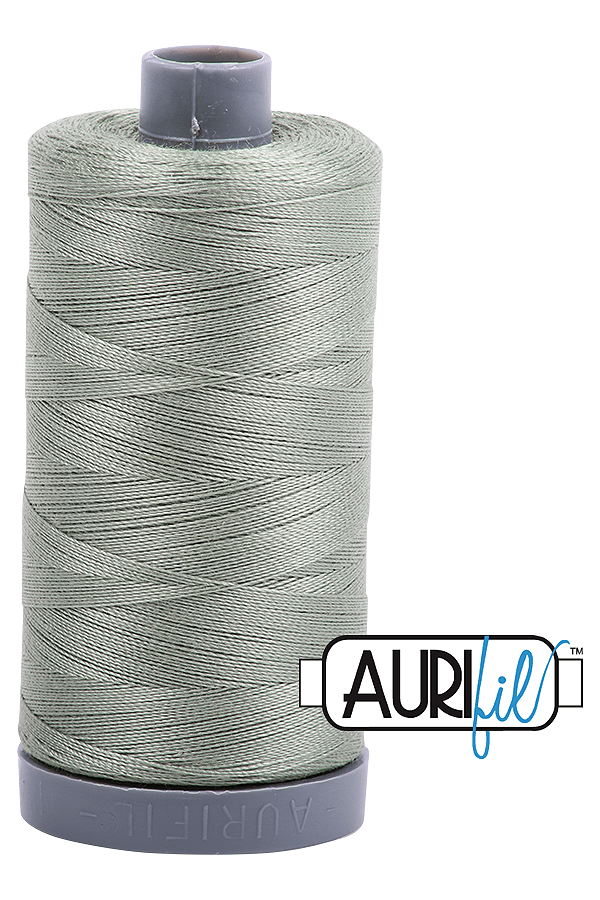 Aurifil Mako 28wt Cotton 750 m 820 yd. spool - 5019 Military Green Aurifil Mako 28wt Cotton 750 m 820 yd. spool - 5019 Military Green