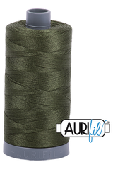 Aurifil Mako 28wt Cotton 750 m 820 yd. spool - 5023 Medium Green Aurifil Mako 28wt Cotton 750 m 820 yd. spool - 5023 Medium Green
