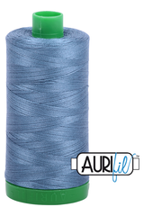 Aurifil Mako 40wt 2-ply Cotton 1000 m 1094 yd. spool - 1126 Blue Grey Aurifil Mako 40wt 2-ply Cotton 1000 m 1094 yd. spool - 1126 Blue Grey
