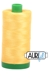Aurifil Mako 40wt 2-ply Cotton 1000 m 1094 yd. spool - 1135 Pale Yellow Aurifil Mako 40wt 2-ply Cotton 1000 m 1094 yd. spool - 1135 Pale Yellow