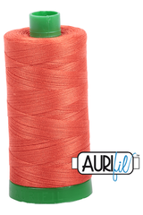 Aurifil Mako 40wt 2-ply Cotton 1000 m 1094 yd. spool - 1154 Dusty Orange Aurifil Mako 40wt 2-ply Cotton 1000 m 1094 yd. spool - 1154 Dusty Orange