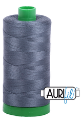 Aurifil Mako 40wt 2-ply Cotton 1000 m 1094 yd. spool - 1158 Medium Grey Aurifil Mako 40wt 2-ply Cotton 1000 m 1094 yd. spool - 1158 Medium Grey