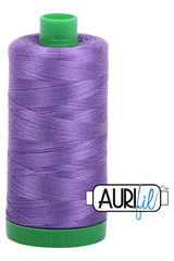 Aurifil Mako 40wt 2-ply Cotton 1000 m 1094 yd. spool - 1243 Dusty Lavender Aurifil Mako 40wt 2-ply Cotton 1000 m 1094 yd. spool - 1243 Dusty Lavender