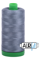 Aurifil Mako 40wt 2-ply Cotton 1000 m 1094 yd. spool - 1246 Dark Grey Aurifil Mako 40wt 2-ply Cotton 1000 m 1094 yd. spool - 1246 Dark Grey