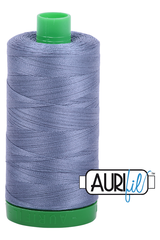 Aurifil Mako 40wt 2-ply Cotton 1000 m 1094 yd. spool - 1248 Dark Grey Blue Aurifil Mako 40wt 2-ply Cotton 1000 m 1094 yd. spool - 1248 Dark Grey Blue