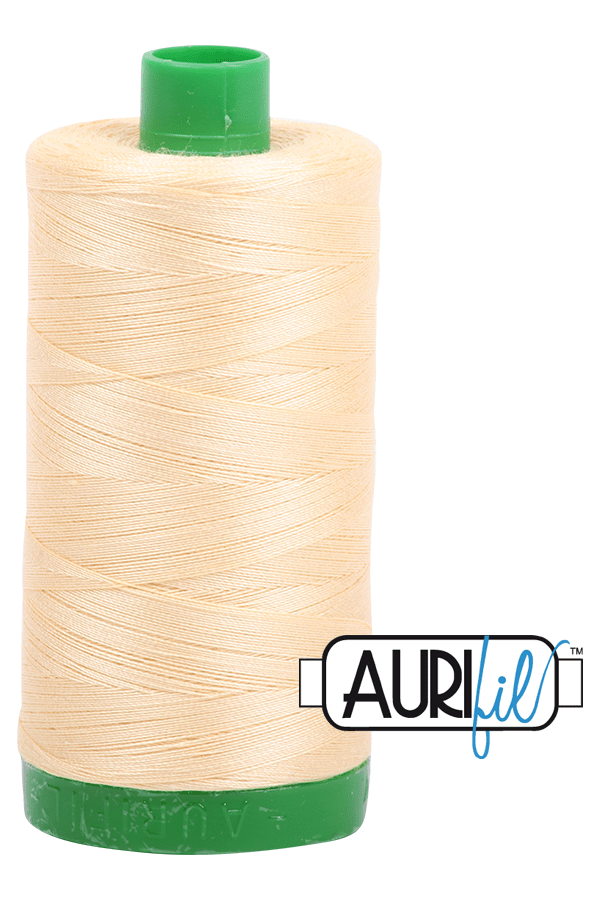 Aurifil Mako 40wt 2-ply Cotton 1000 m 1094 yd. spool - 2105 Champagne Aurifil Mako 40wt 2-ply Cotton 1000 m 1094 yd. spool - 2105 Champagne