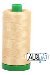 Aurifil Mako 40wt 2-ply Cotton 1000 m 1094 yd. spool - 2125 Wheat Aurifil Mako 40wt 2-ply Cotton 1000 m 1094 yd. spool - 2125 Wheat