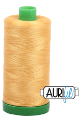 Aurifil Mako 40wt 2-ply Cotton 1000 m 1094 yd. spool - 2134 Spun Gold Aurifil Mako 40wt 2-ply Cotton 1000 m 1094 yd. spool - 2134 Spun Gold