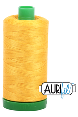 Aurifil Mako 40wt 2-ply Cotton 1000 m 1094 yd. spool - 2135 Yellow Aurifil Mako 40wt 2-ply Cotton 1000 m 1094 yd. spool - 2135 Yellow