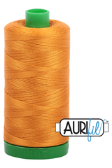Aurifil Mako 40wt 2-ply Cotton 1000 m 1094 yd. spool - 2145 Yellow Orange Aurifil Mako 40wt 2-ply Cotton 1000 m 1094 yd. spool - 2145 Yellow Orange