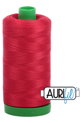 Aurifil Mako 40wt 2-ply Cotton 1000 m 1094 yd. spool - 2250 Red Aurifil Mako 40wt 2-ply Cotton 1000 m 1094 yd. spool - 2250 Red