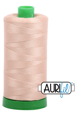 Aurifil Mako 40wt 2-ply Cotton 1000 m 1094 yd. spool - 2314 Beige Aurifil Mako 40wt 2-ply Cotton 1000 m 1094 yd. spool - 2314 Beige