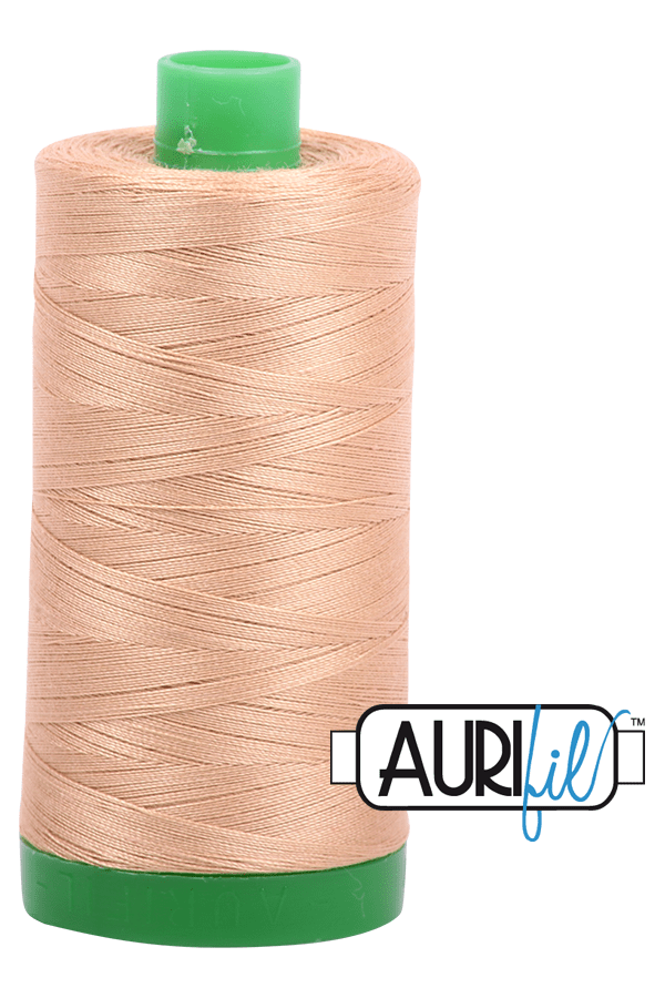 Aurifil Mako 40wt 2-ply Cotton 1000 m 1094 yd. spool - 2318 Cachemire Aurifil Mako 40wt 2-ply Cotton 1000 m 1094 yd. spool - 2318 Cachemire
