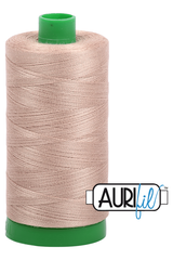 Aurifil Mako 40wt 2-ply Cotton 1000 m 1094 yd. spool - 2326 Sand Aurifil Mako 40wt 2-ply Cotton 1000 m 1094 yd. spool - 2326 Sand
