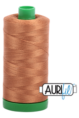 Aurifil Mako 40wt 2-ply Cotton 1000 m 1094 yd. spool - 2335 Light Cinnamon Aurifil Mako 40wt 2-ply Cotton 1000 m 1094 yd. spool - 2335 Light Cinnamon