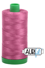Aurifil Mako 40wt 2-ply Cotton 1000 m 1094 yd. spool - 2450 Rose Aurifil Mako 40wt 2-ply Cotton 1000 m 1094 yd. spool - 2450 Rose