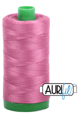 Aurifil Mako 40wt 2-ply Cotton 1000 m 1094 yd. spool - 2452 Dusty Rose Aurifil Mako 40wt 2-ply Cotton 1000 m 1094 yd. spool - 2452 Dusty Rose