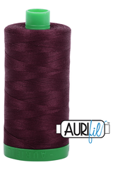 Aurifil Mako 40wt 2-ply Cotton 1000 m 1094 yd. spool - 2465 Very Dark Brown Aurifil Mako 40wt 2-ply Cotton 1000 m 1094 yd. spool - 2465 Very Dark Brown