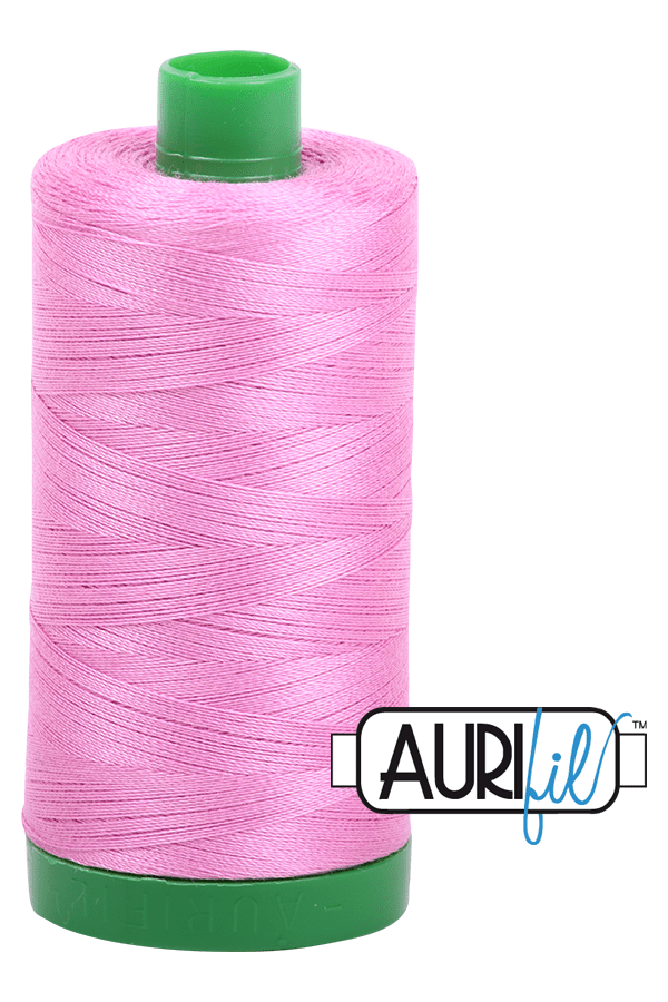 Aurifil Mako 40wt 2-ply Cotton 1000 m 1094 yd. spool - 2479 Medium Orchid Aurifil Mako 40wt 2-ply Cotton 1000 m 1094 yd. spool - 2479 Medium Orchid