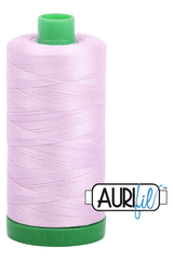 Aurifil Mako 40wt 2-ply Cotton 1000 m 1094 yd. spool - 2510 Light Lilac Aurifil Mako 40wt 2-ply Cotton 1000 m 1094 yd. spool - 2510 Light Lilac
