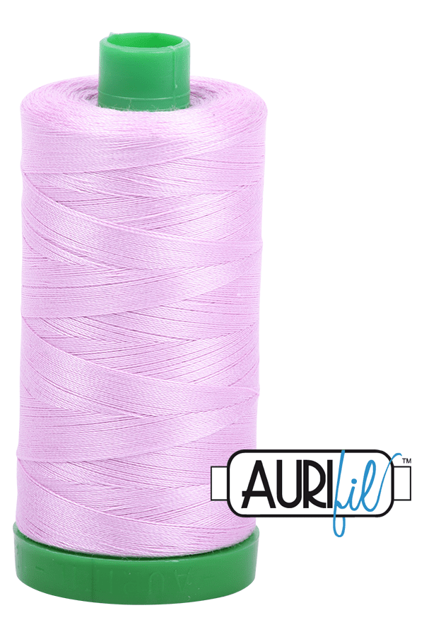 Aurifil Mako 40wt 2-ply Cotton 1000 m 1094 yd. spool - 2515 Light Orchid Aurifil Mako 40wt 2-ply Cotton 1000 m 1094 yd. spool - 2515 Light Orchid