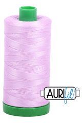Aurifil Mako 40wt 2-ply Cotton 1000 m 1094 yd. spool - 2515 Light Orchid Aurifil Mako 40wt 2-ply Cotton 1000 m 1094 yd. spool - 2515 Light Orchid