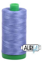 Aurifil Mako 40wt 2-ply Cotton 1000 m 1094 yd. spool - 2525 Dusty Blue Violet Aurifil Mako 40wt 2-ply Cotton 1000 m 1094 yd. spool - 2525 Dusty Blue Violet