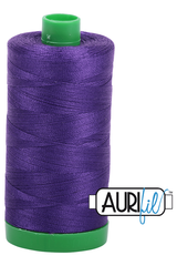 Aurifil Mako 40wt 2-ply Cotton 1000 m 1094 yd. spool - 2582 Dark Violet Aurifil Mako 40wt 2-ply Cotton 1000 m 1094 yd. spool - 2582 Dark Violet