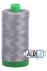 Aurifil Mako 40wt 2-ply Cotton 1000 m 1094 yd. spool - 2625 Arctic Ice Aurifil Mako 40wt 2-ply Cotton 1000 m 1094 yd. spool - 2625 Arctic Ice