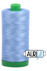 Aurifil Mako 40wt 2-ply Cotton 1000 m 1094 yd. spool - 2720 Light Delft Blue Aurifil Mako 40wt 2-ply Cotton 1000 m 1094 yd. spool - 2720 Light Delft Blue