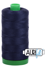 Aurifil Mako 40wt 2-ply Cotton 1000 m 1094 yd. spool - 2785 Very Dark Navy Aurifil Mako 40wt 2-ply Cotton 1000 m 1094 yd. spool - 2785 Very Dark Navy
