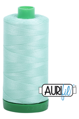 Aurifil Mako 40wt 2-ply Cotton 1000 m 1094 yd. spool - 2835 Medium Mint Aurifil Mako 40wt 2-ply Cotton 1000 m 1094 yd. spool - 2835 Medium Mint