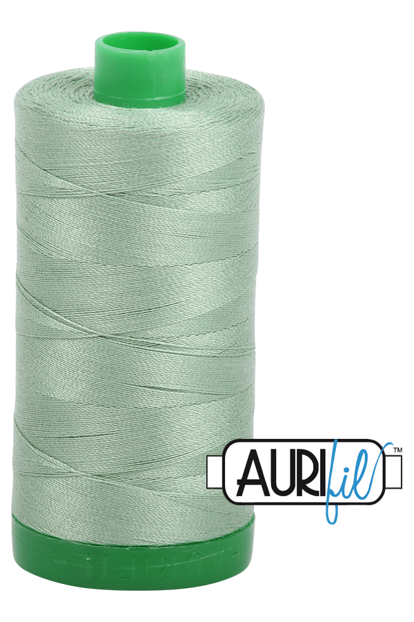Aurifil Mako 40wt 2-ply Cotton 1000 m 1094 yd. spool - 2840 Loden Green Aurifil Mako 40wt 2-ply Cotton 1000 m 1094 yd. spool - 2840 Loden Green