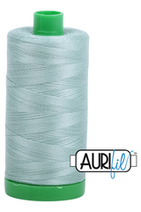 Aurifil Mako 40wt 2-ply Cotton 1000 m 1094 yd. spool - 2845 Light Juniper Aurifil Mako 40wt 2-ply Cotton 1000 m 1094 yd. spool - 2845 Light Juniper