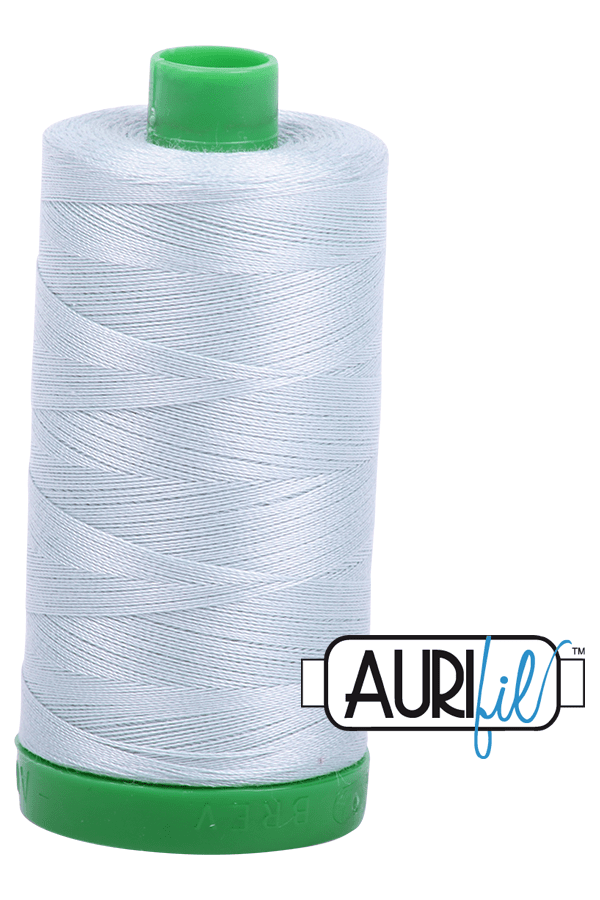 Aurifil Mako 40wt 2-ply Cotton 1000 m 1094 yd. spool - 2846 Iceberg Aurifil Mako 40wt 2-ply Cotton 1000 m 1094 yd. spool - 2846 Iceberg