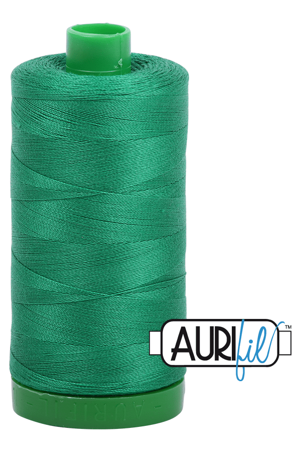 Aurifil Mako 40wt 2-ply Cotton 1000 m 1094 yd. spool - 2870 Green Aurifil Mako 40wt 2-ply Cotton 1000 m 1094 yd. spool - 2870 Green