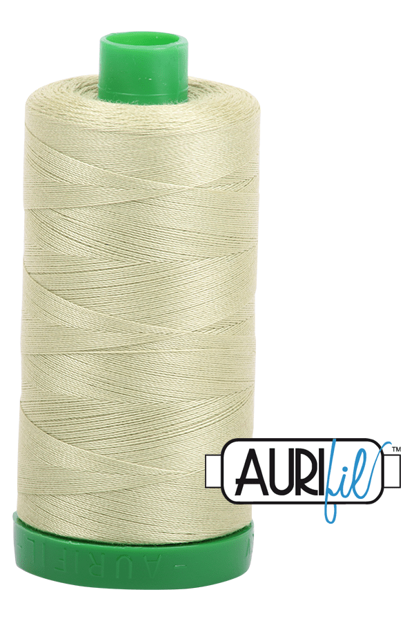 Aurifil Mako 40wt 2-ply Cotton 1000 m 1094 yd. spool - 2886 Light Avocado Aurifil Mako 40wt 2-ply Cotton 1000 m 1094 yd. spool - 2886 Light Avocado
