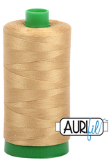 Aurifil Mako 40wt 2-ply Cotton 1000 m 1094 yd. spool - 2920 Light Brass Aurifil Mako 40wt 2-ply Cotton 1000 m 1094 yd. spool - 2920 Light Brass