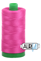 Aurifil Mako 40wt 2-ply Cotton 1000 m 1094 yd. spool - 4020 Fuchsia Aurifil Mako 40wt 2-ply Cotton 1000 m 1094 yd. spool - 4020 Fuchsia