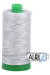Aurifil Mako 40wt 2-ply Cotton 1000 m 1094 yd. spool - 4060 Silver Moon Aurifil Mako 40wt 2-ply Cotton 1000 m 1094 yd. spool - 4060 Silver Moon