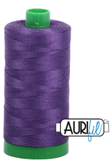Aurifil Mako 40wt 2-ply Cotton 1000 m 1094 yd. spool - 4225 Eggplant Aurifil Mako 40wt 2-ply Cotton 1000 m 1094 yd. spool - 4225 Eggplant