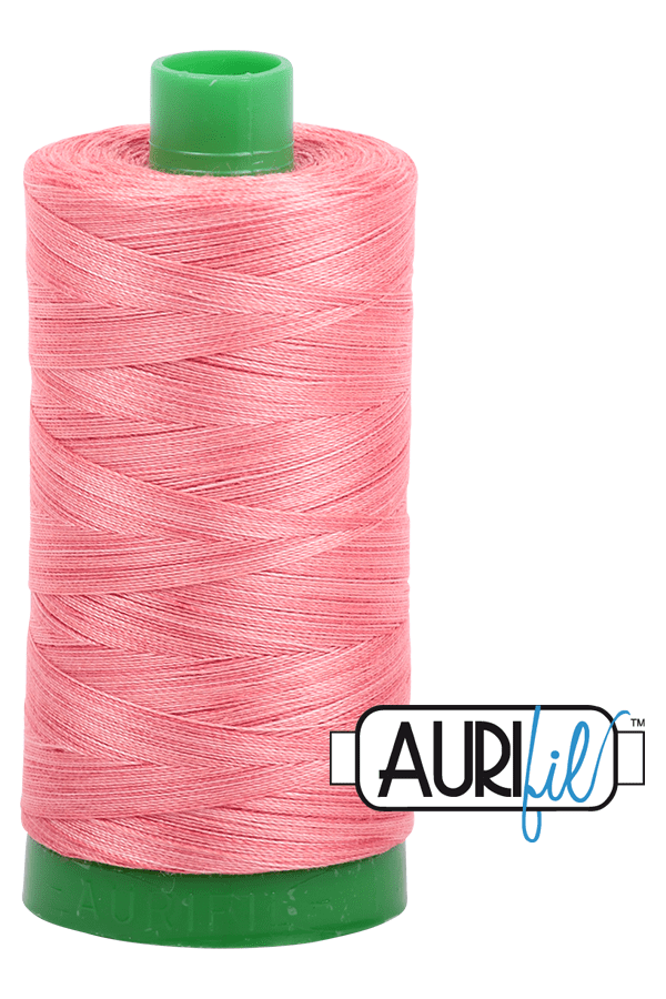 Aurifil Mako 40wt 2-ply Cotton 1000 m 1094 yd. spool - 4250 Flamingo Aurifil Mako 40wt 2-ply Cotton 1000 m 1094 yd. spool - 4250 Flamingo