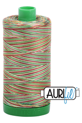 Aurifil Mako 40wt 2-ply Cotton 1000 m 1094 yd. spool - 4650 Leaves Aurifil Mako 40wt 2-ply Cotton 1000 m 1094 yd. spool - 4650 Leaves