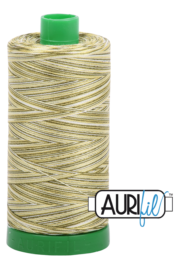 Aurifil Mako 40wt 2-ply Cotton 1000 m 1094 yd. spool - 4653 Spring Prairie Aurifil Mako 40wt 2-ply Cotton 1000 m 1094 yd. spool - 4653 Spring Prairie