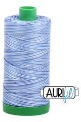 Aurifil Mako 40wt 2-ply Cotton 1000 m 1094 yd. spool - 4655 Storm at Sea Aurifil Mako 40wt 2-ply Cotton 1000 m 1094 yd. spool - 4655 Storm at Sea